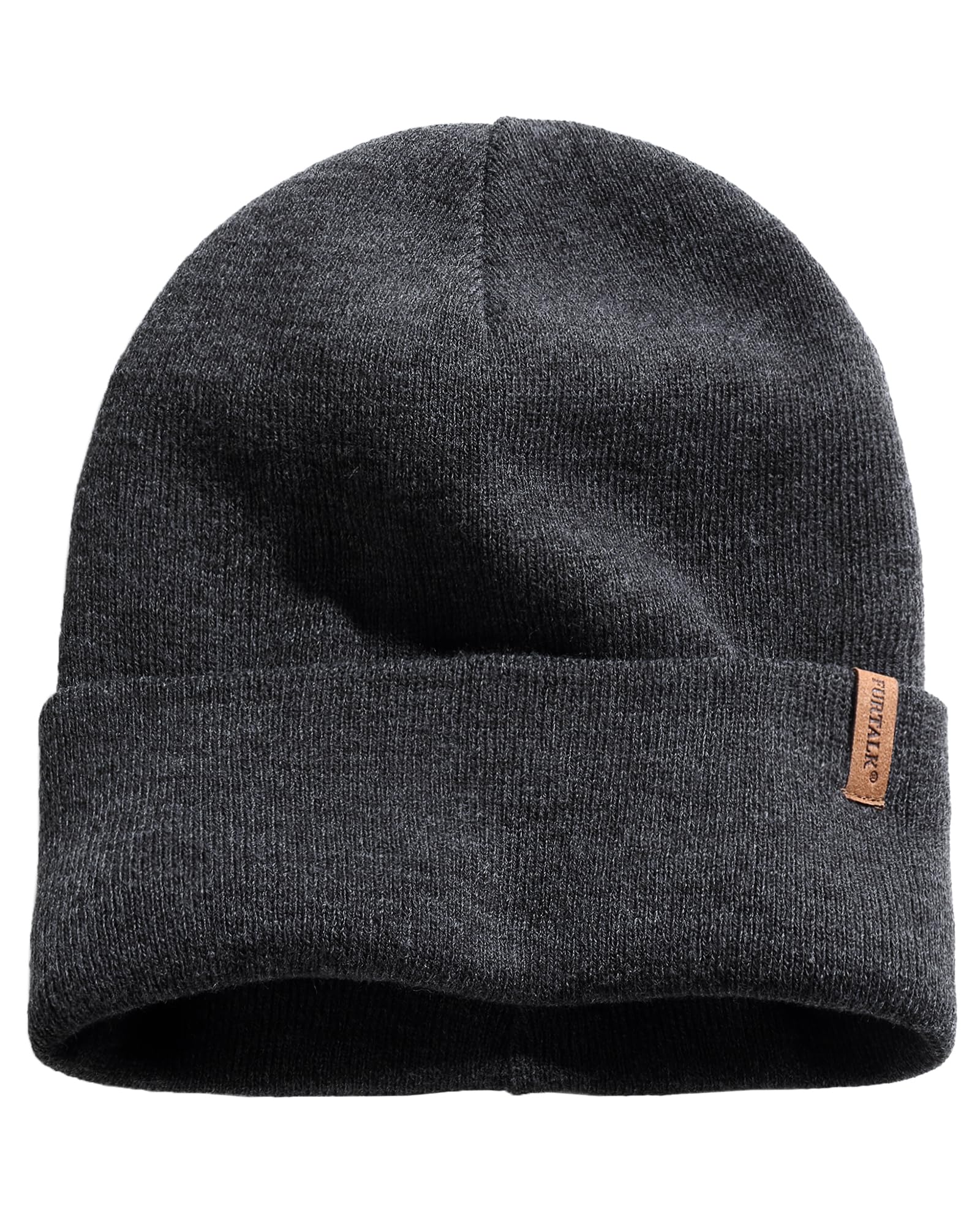 FURTALK Beanie for Men Women Cuffed Thick Knitted Unisex Winter Hat Beanies Skull Cap
